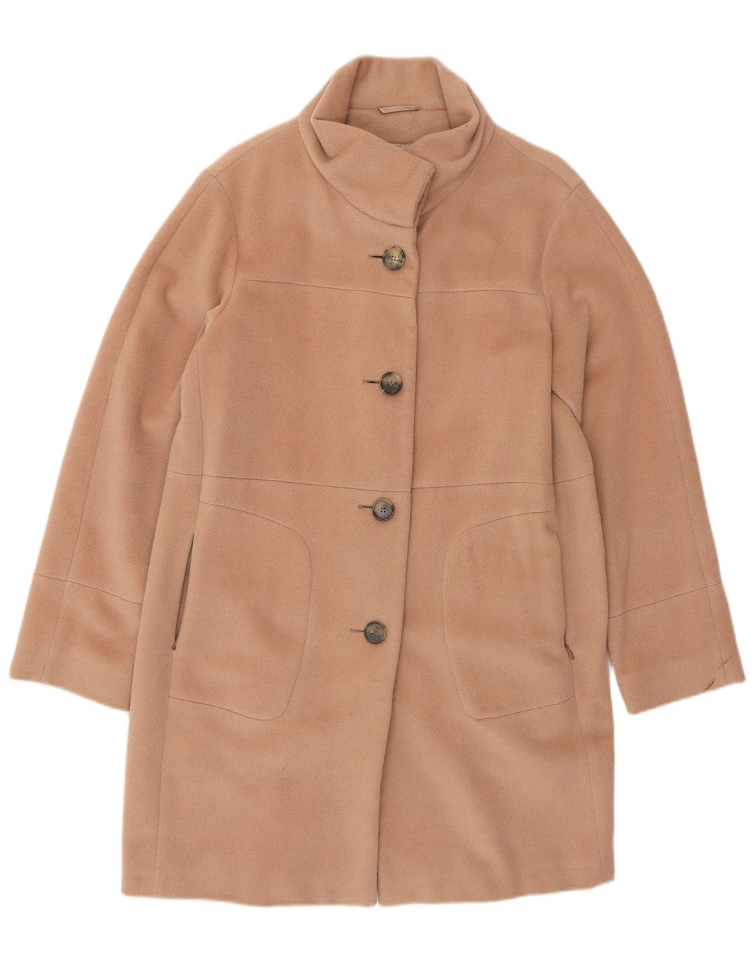 RENE LEZARD Abrigo Mujer EU 38 Lana Beige Mediana