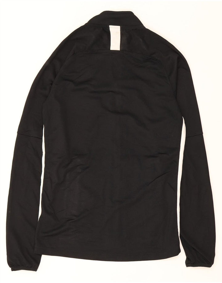 Nike Hombre Dri Fit Chándal Top Chaqueta Pequeña Negro Colorblock Poliéster
