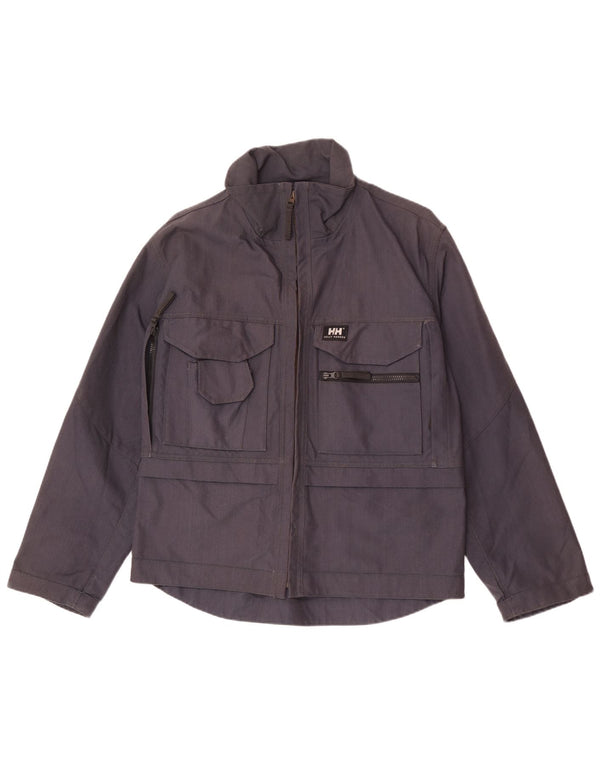 Helly Hansen Chaqueta utilitaria para hombre UK 36 Small Azul marino Algodón