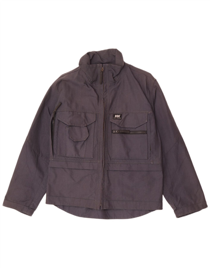 Helly Hansen Chaqueta utilitaria para hombre UK 36 Small Azul marino Algodón