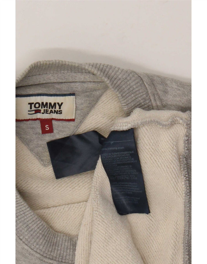 Tommy Hilfiger Hombre Sudadera Jumper Small Gris Algodón