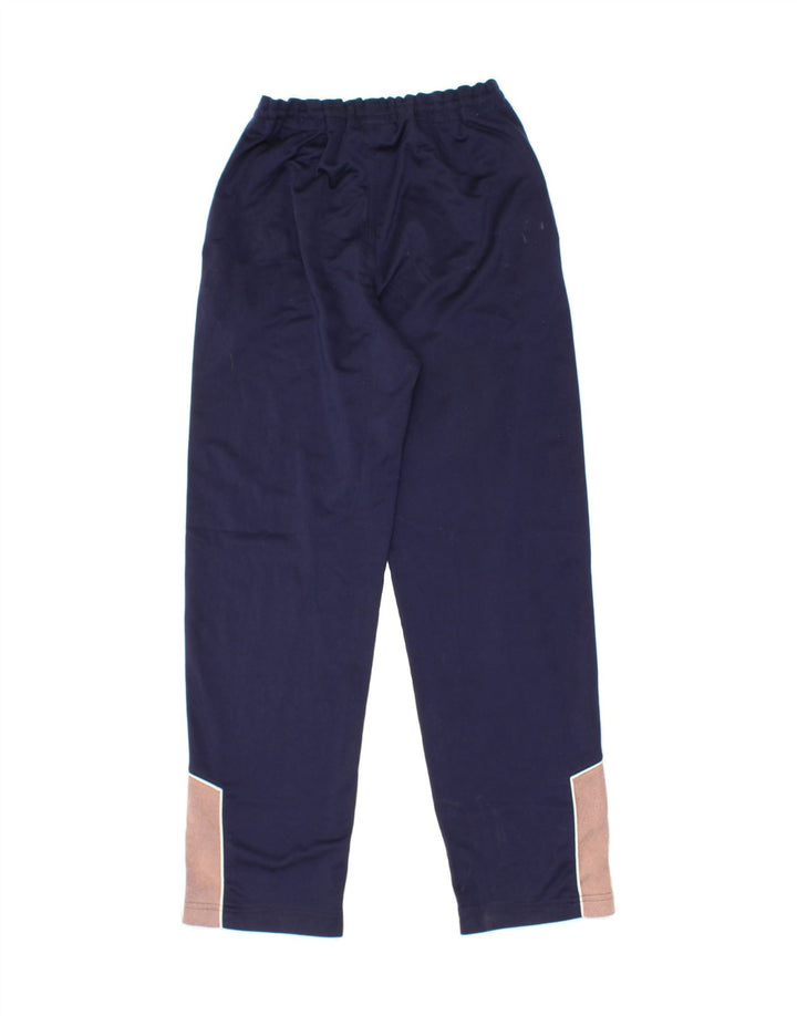 REEBOK Mens Graphic Tracksuit Trousers Medium  Navy Blue Polyester Vintage Reebok and Second-Hand Reebok from Messina Hembry 