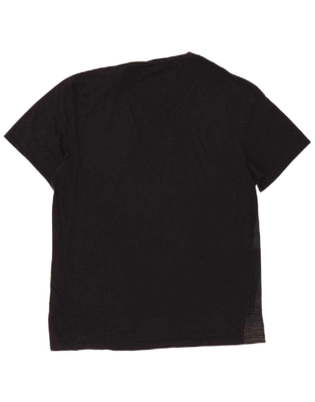 Guess - Camiseta gráfica para hombre, talla grande, color negro