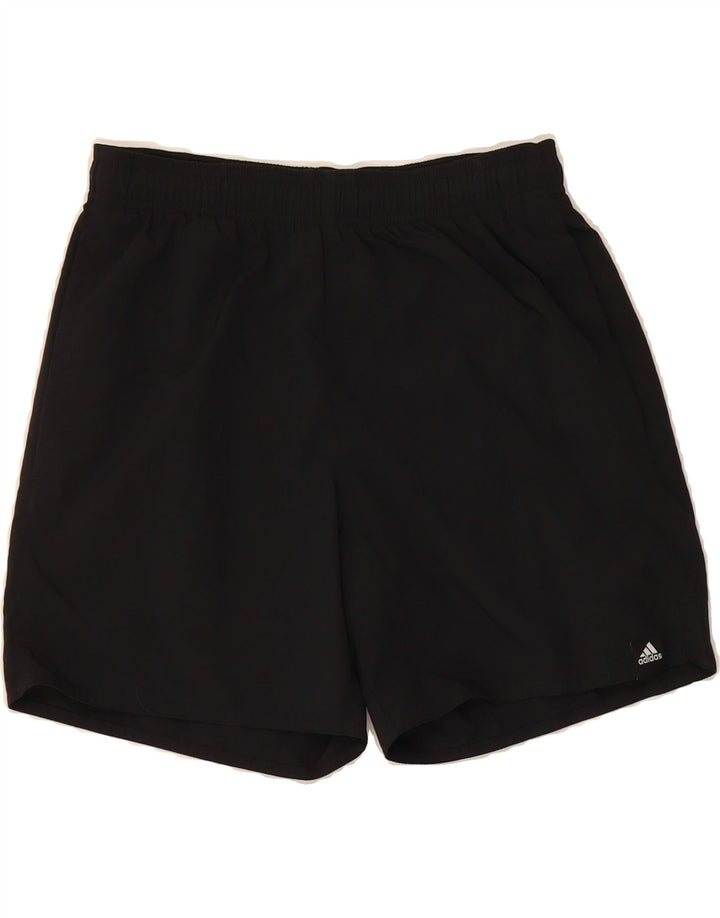 ADIDAS Mens Sport Shorts Small Black Nylon Vintage Adidas and Second-Hand Adidas from Messina Hembry 