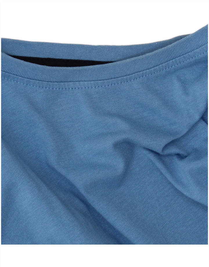 James Pringle - Camiseta para hombre, talla grande, algodón azul