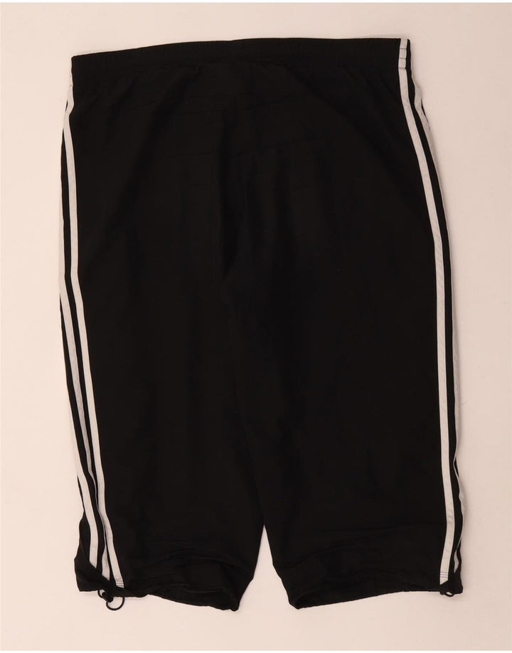 Adidas Bermudas Deportivas para Hombre Pantalones Cortos Medianos Negro Poliéster