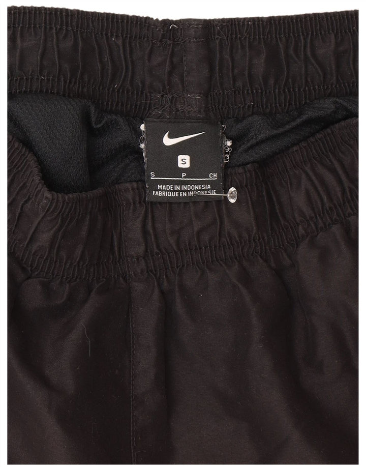 Nike - Pantalones cortos deportivos para hombre, talla pequeña, poliéster negro