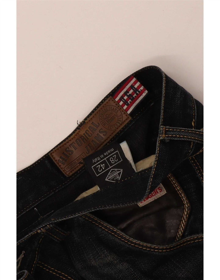 Roy Rogers Vaqueros ajustados desgastados para mujer W28 L26 azul