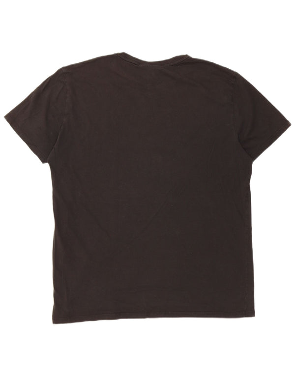 Camiseta Lacoste Hombre Top Medium Negro Algodón