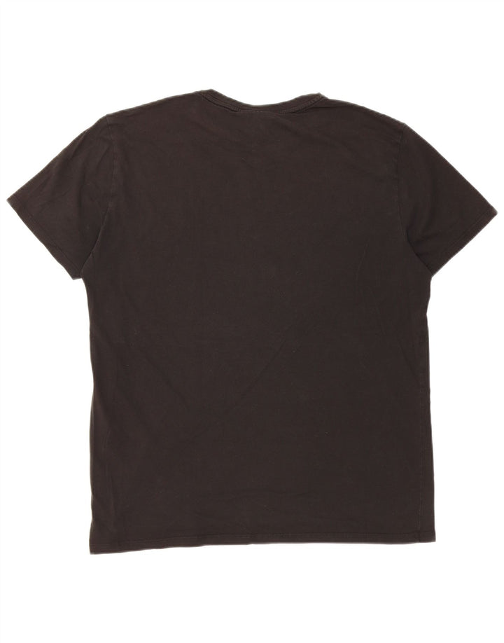 Camiseta Lacoste Hombre Top Medium Negro Algodón