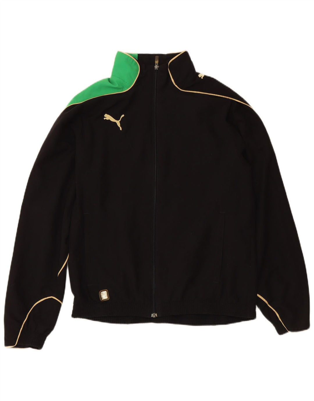 PUMA Chaqueta superior de chándal para hombre Poliéster con bloques de color negro mediano