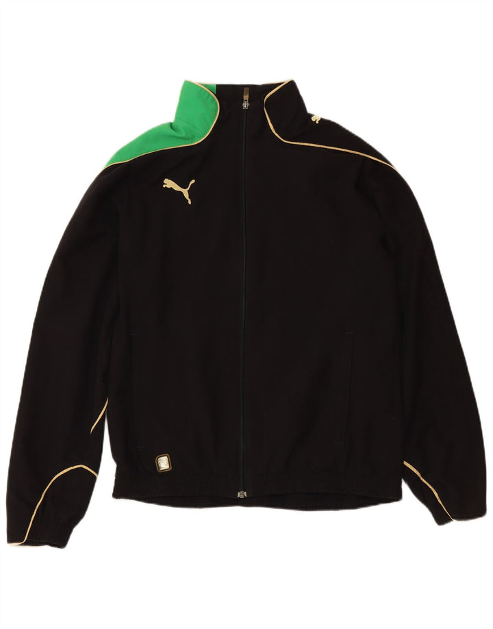 PUMA Chaqueta superior de chándal para hombre Poliéster con bloques de color negro mediano