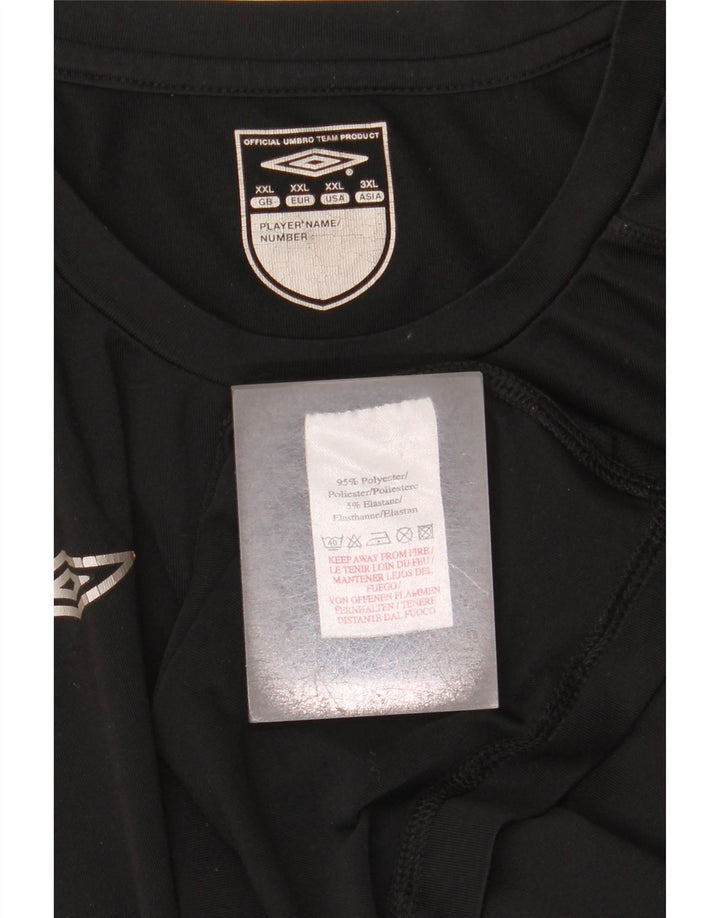 Umbro Hombre Chaleco Top 2XL Negro Poliéster