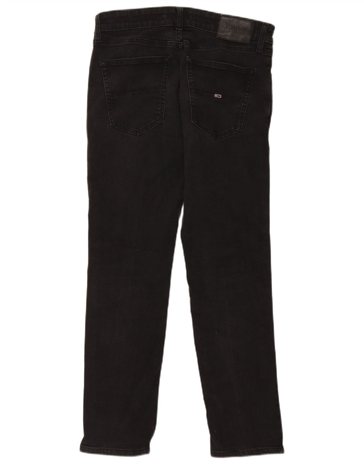 Tommy Hilfiger Vaqueros ajustados para hombre W32 L30 Algodón negro