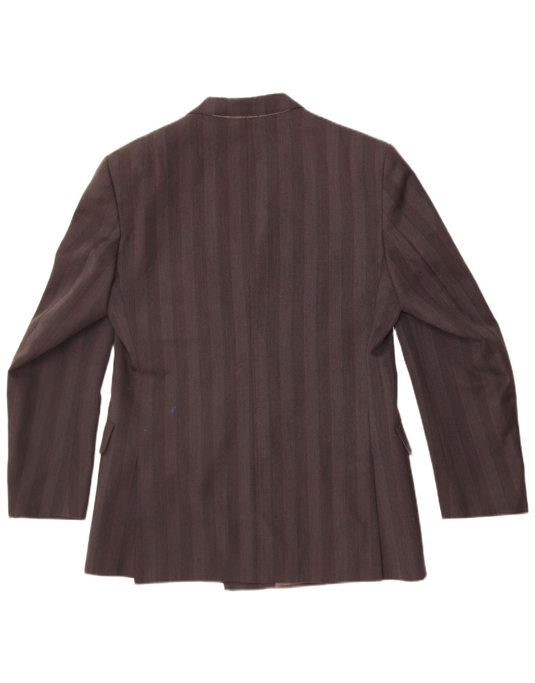 Magee Chaqueta tipo blazer con doble botonadura para hombre UK 38 Lana a rayas gris medio