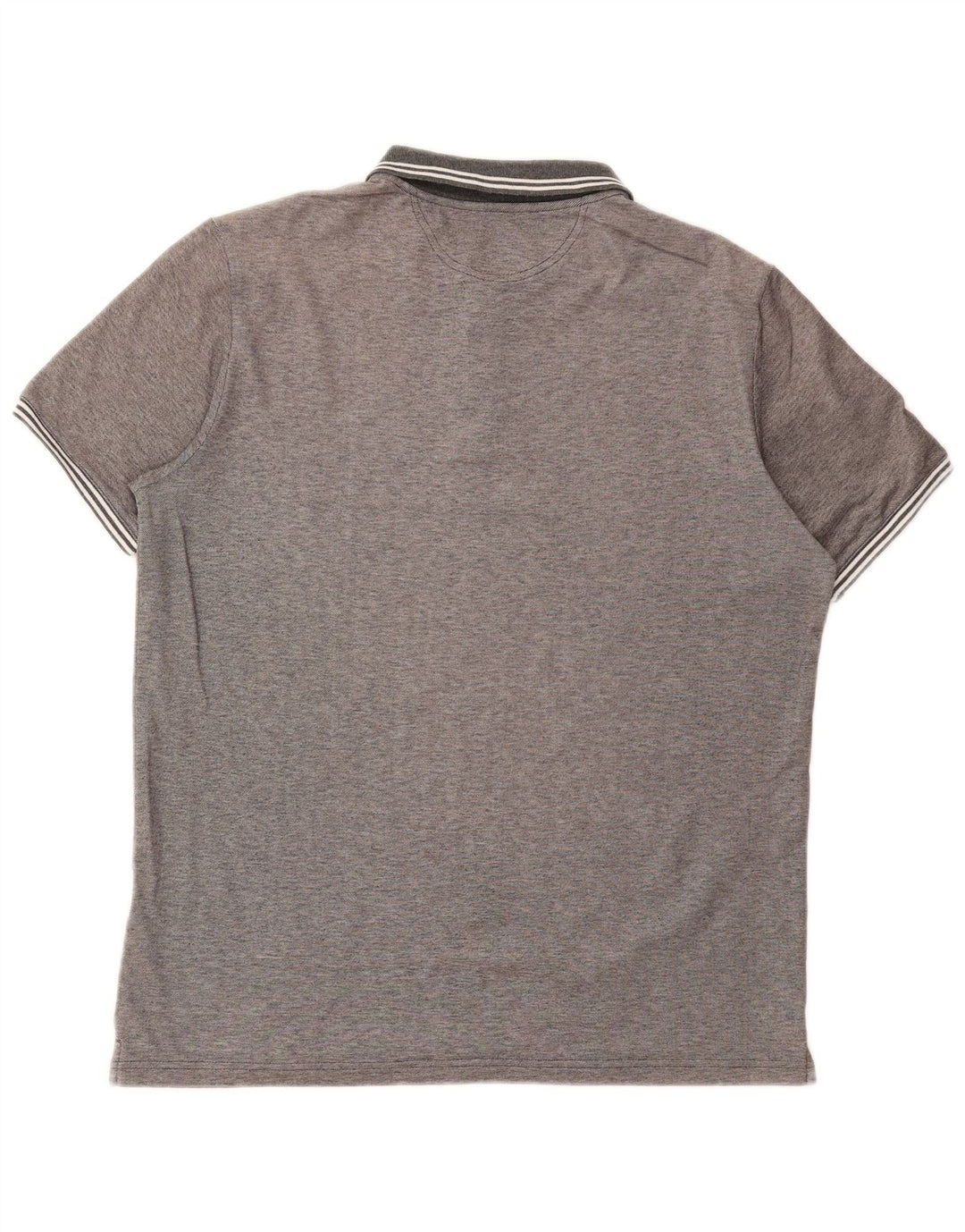 Champion Polo De Ajuste Fácil Para Hombre Grande Gris A Rayas