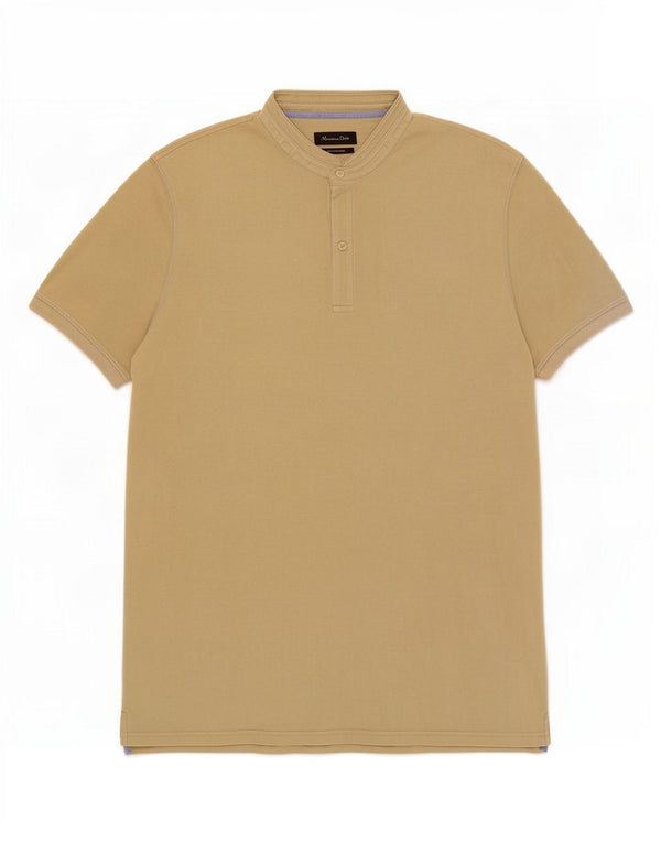 Polo Massimo Dutti Hombre XL Caqui