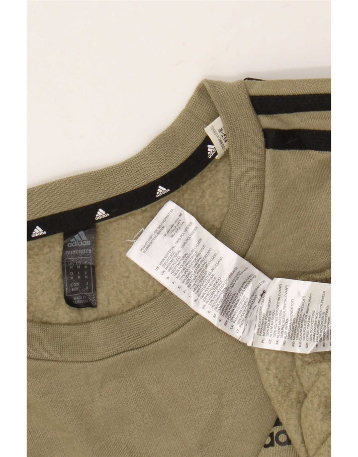 Adidas Hombre Primegreen Sudadera Jumper Medium Caqui Poliéster