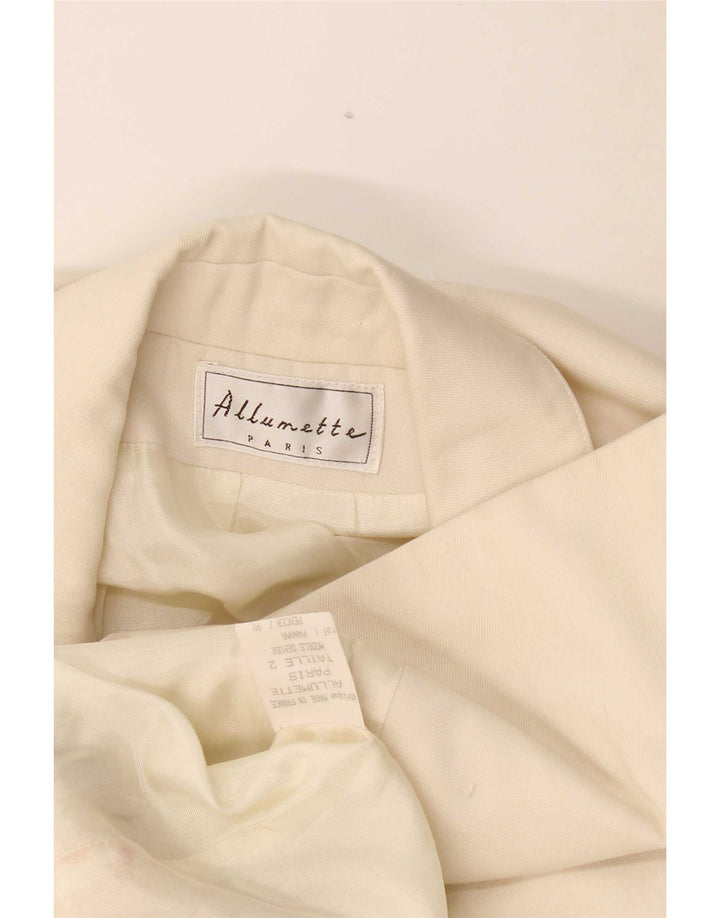 ALLUMETTE AC. Paris - Chaqueta tipo blazer con doble botonadura para mujer, talla 40, color beige medio