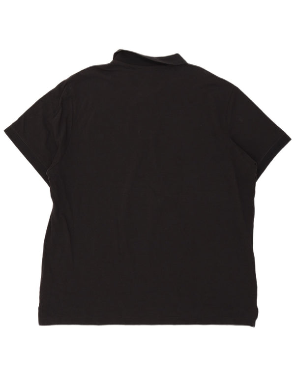 Nike Polo Hombre 2XL Algodón Negro