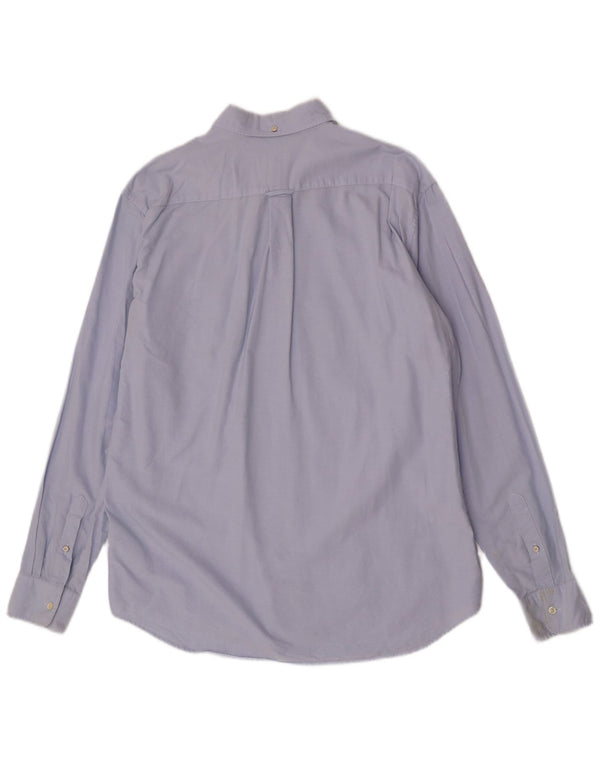 Gant Camisa de corte regular para hombre Talla 17 1/2 XL Algodón azul