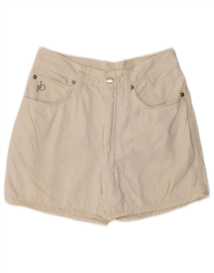 ROCCOBAROCCO Womens Casual Shorts W26 Small White