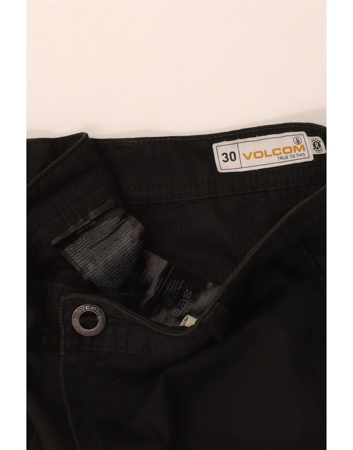 Pantalones cortos chinos Volcom para hombre W30 Medium Azul marino Algodón