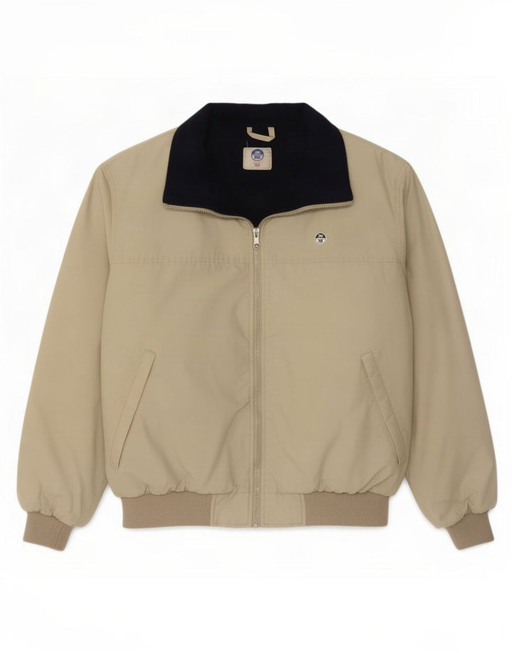 North Sails Chaqueta Bomber Acolchada para Hombre UK 40 Large Poliamida Caqui