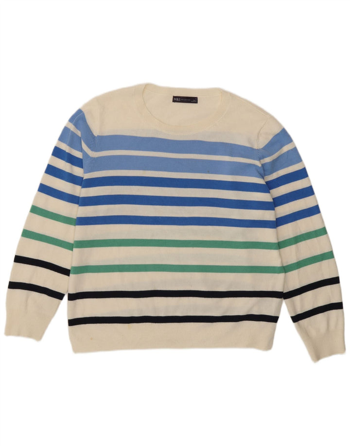 Marks & Spencer Suéter de Cuello Redondo para Mujer UK 46 Grande Multicolor
