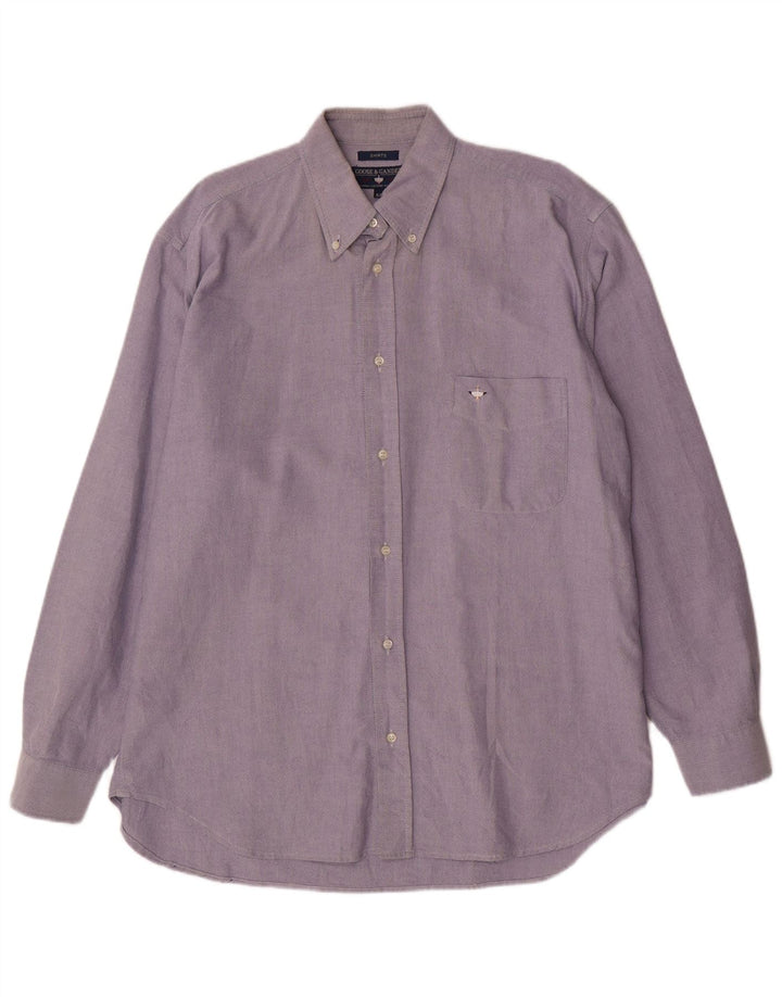 GOOSE & GANDER Camisa para hombre IT 52 Grande Púrpura