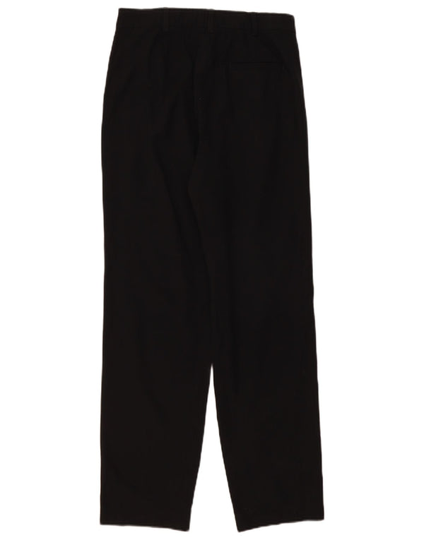 Marks & Spencer Pantalones chinos rectos para mujer UK 8 Small W28 L28 Negro