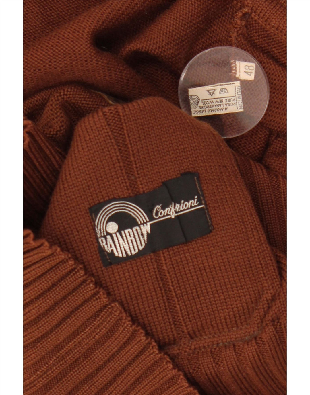 Cárdigan para mujer Rainbow IT 48 XL Lana marrón