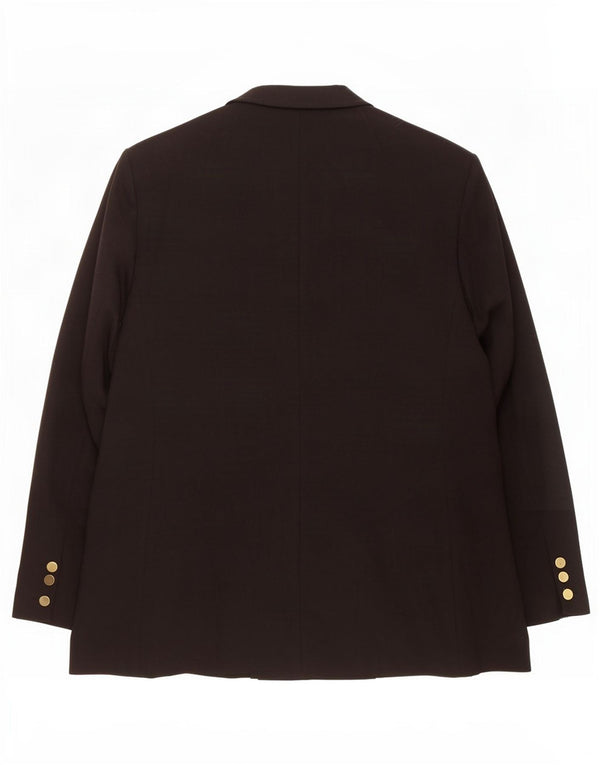 Marks & Spencer Chaqueta tipo blazer con doble botonadura para mujer UK 20 2XL Negro