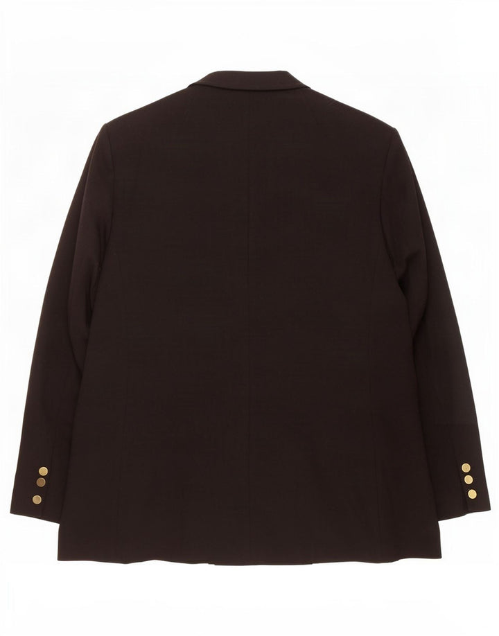 Marks & Spencer Chaqueta tipo blazer con doble botonadura para mujer UK 20 2XL Negro