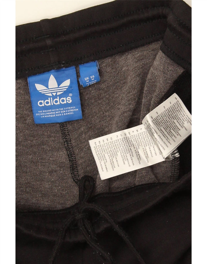Adidas Hombre Pantalones De Chándal Gráficos Poliéster Color Block Negro Mediano