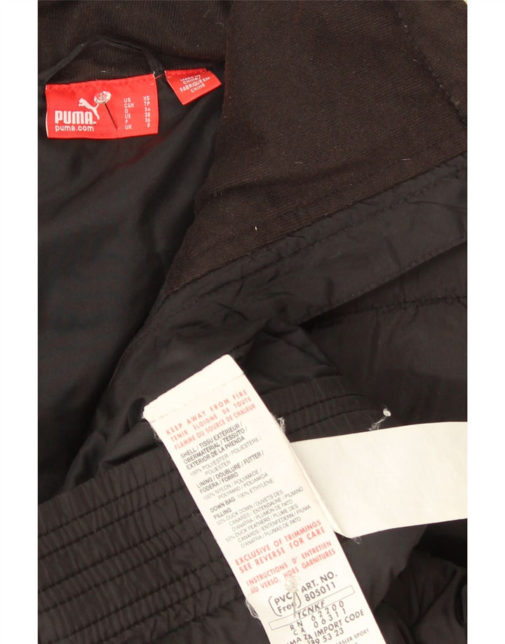 Chaleco acolchado Puma para mujer UK 6 XS Poliéster negro