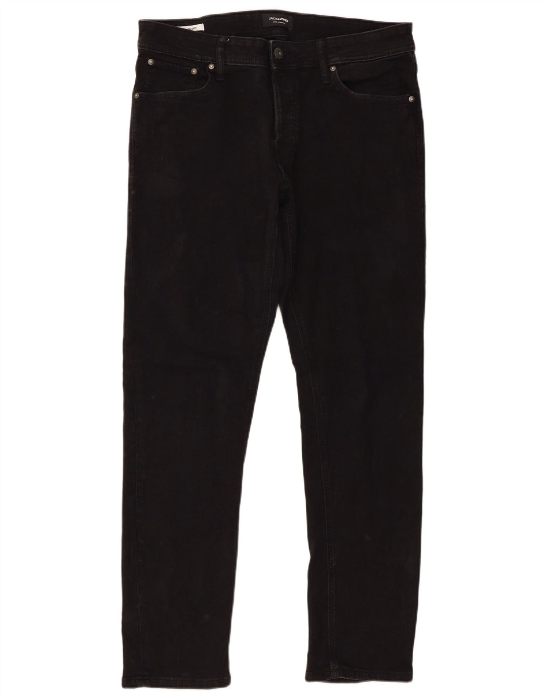 Jack & Jones Vaqueros ajustados para hombre W34 L32 Algodón negro