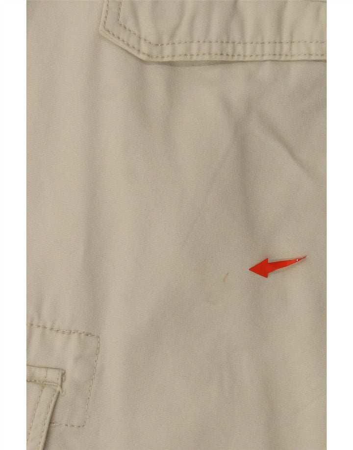 Fila Shorts Cargo Para Hombre Grande W34 Algodón Blanco Roto