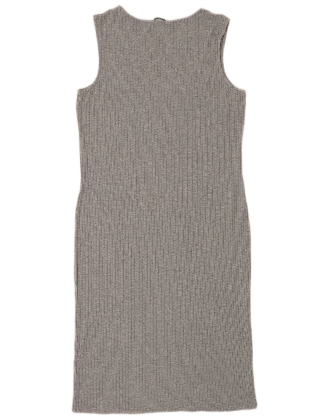 Marks & Spencer Vestido ajustado sin mangas para mujer UK 42 Viscosa gris medio