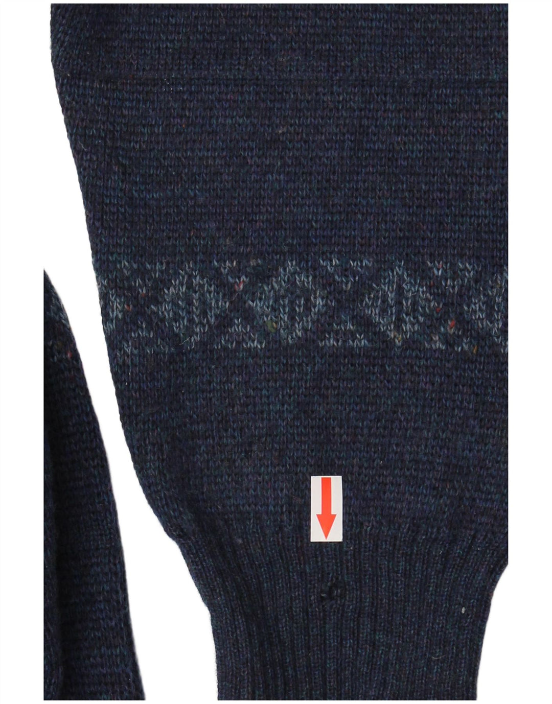 WESTBURY Jersey con cuello en V para hombre IT 52/54 Large Lana a rayas azul marino