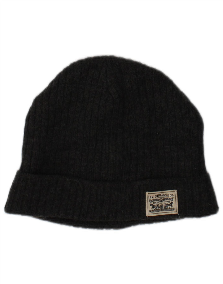 Levi's Gorro de punto para hombre, talla única, acrílico gris
