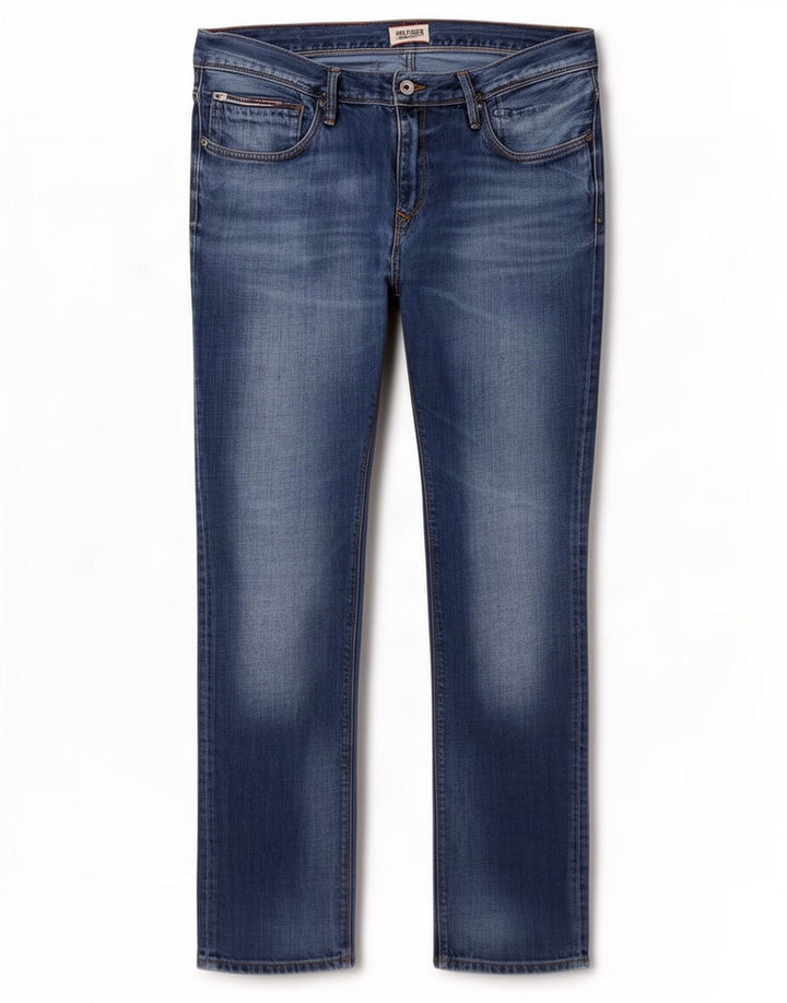 Tommy Hilfiger Vaqueros ajustados para hombre W38 L30 Azul