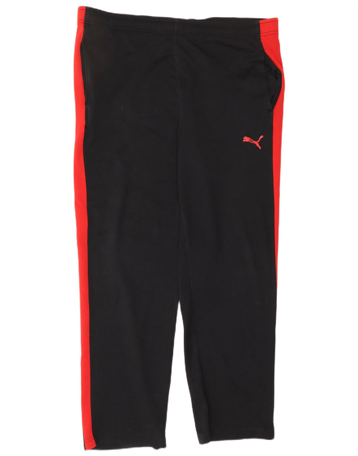PUMA Pantalones de chándal para hombre XL Black Colourblock