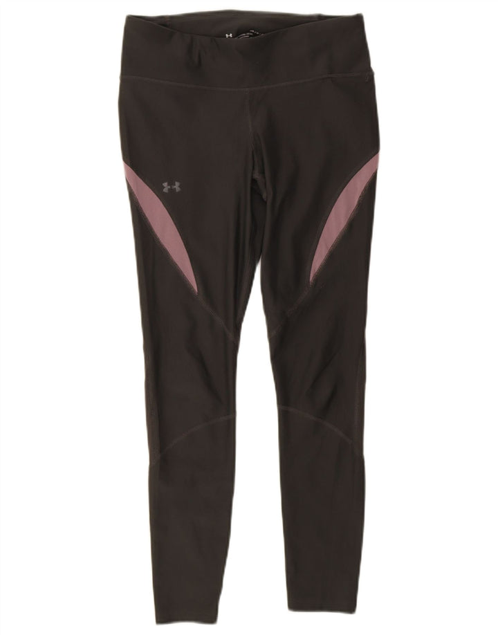 Under Armour Leggings cortos Dri Fit para mujer Reino Unido 44 Gris medio Colorblock