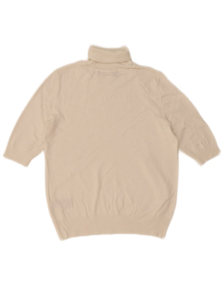 Marks & Spencer Suéter tipo jersey con cuello vuelto para mujer Reino Unido 8 Pequeño Blanco