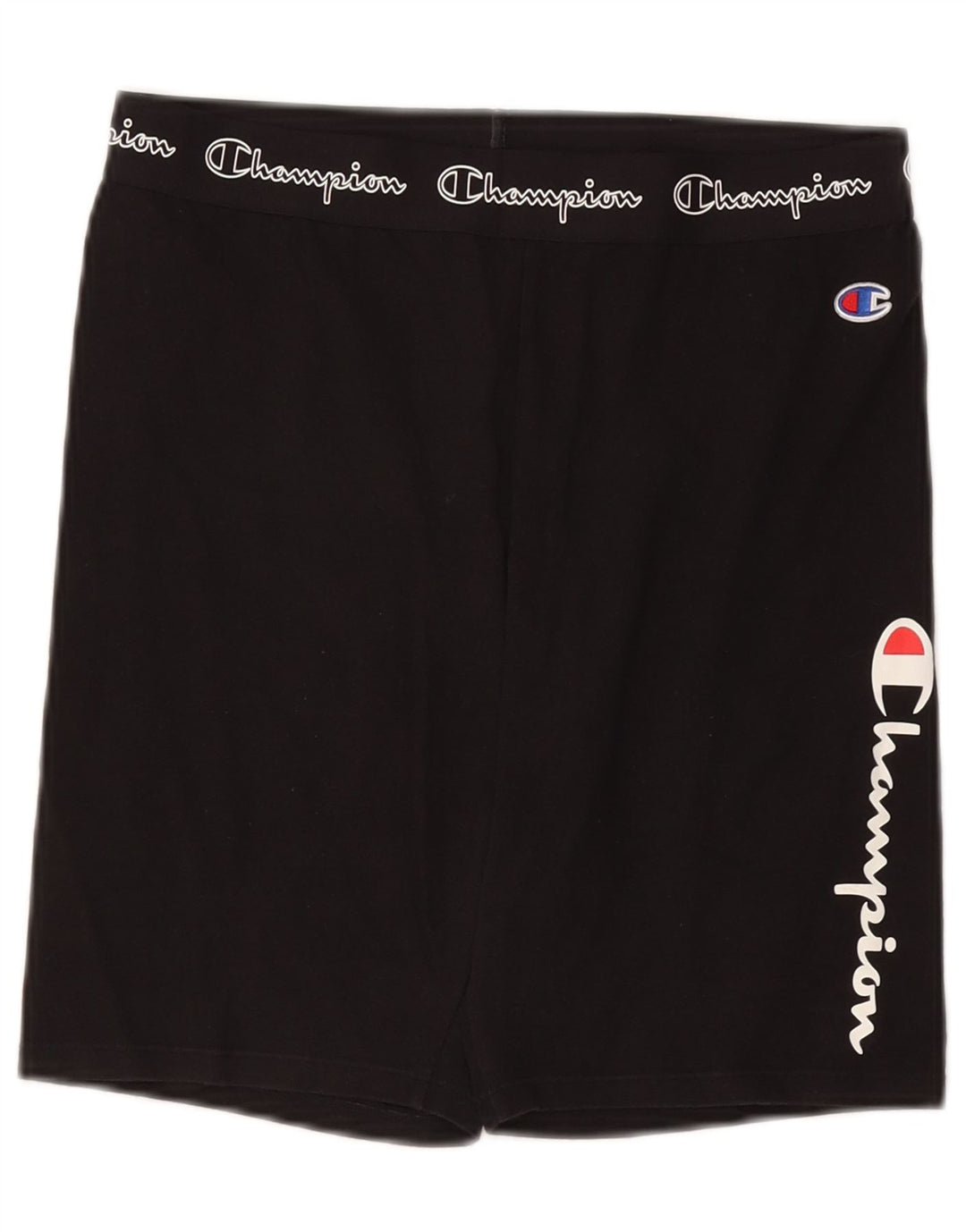 CHAMPION Pantalones cortos deportivos gráficos para mujer UK 46 Grande Negro