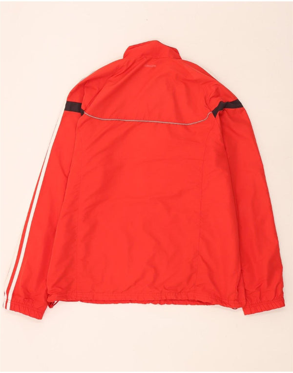 ADIDAS Chubasquero Hombre UK 46/48 XL Rojo Colorblock Poliéster