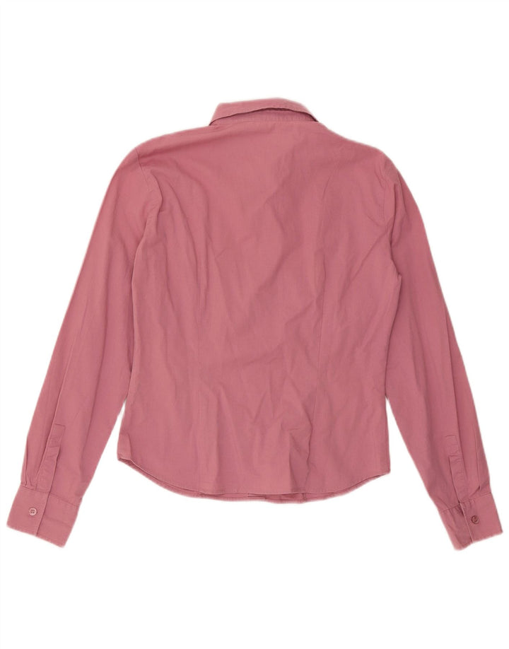 BENETTON Camisa corta para mujer UK 42 Rosa medio