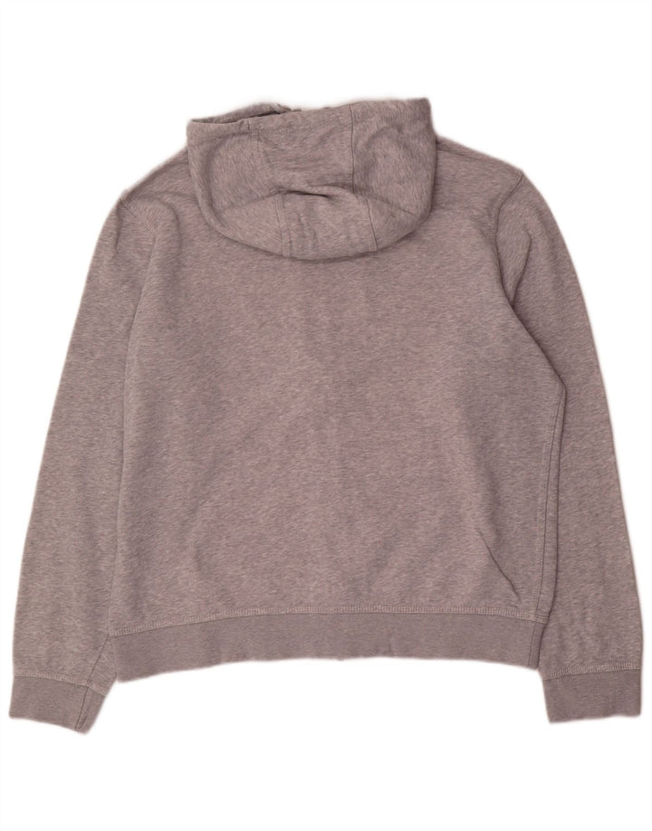 Nike Sudadera con capucha y cremallera gráfica para hombre, talla grande, gris moteado