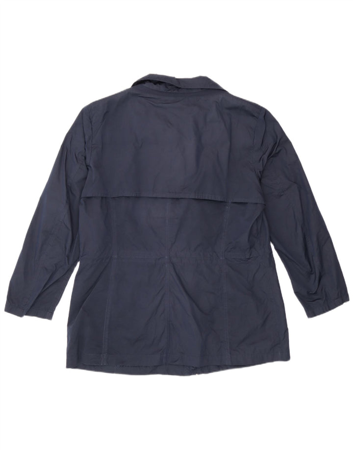 Geox Respira Chaqueta utilitaria para mujer UK 44 Grande Poliéster azul marino